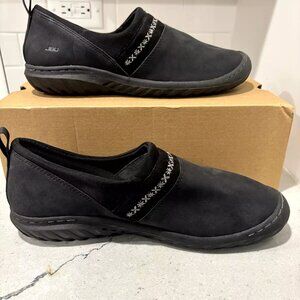 New JBU by Jambu Women's BECCA Moccasin SIZE 10W - Black